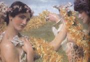 Alma-Tadema, Sir Lawrence When Flowers Return (mk23) USA oil painting artist